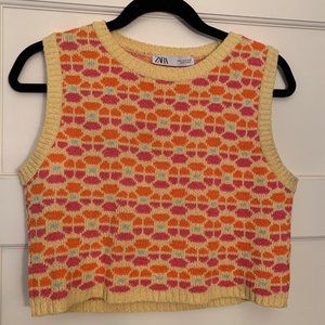 Zara sweater tank